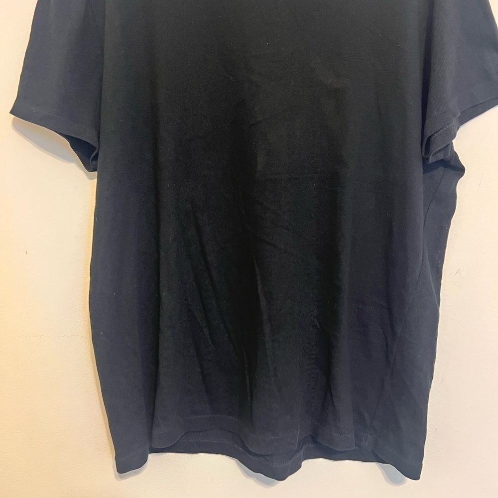 2/$30 Zara - Black Knit Short Sleeve Top Size M - Picture 6 of 8